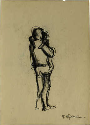 Трошин Николай Степанович. Лот из 13 листов зарисовок 